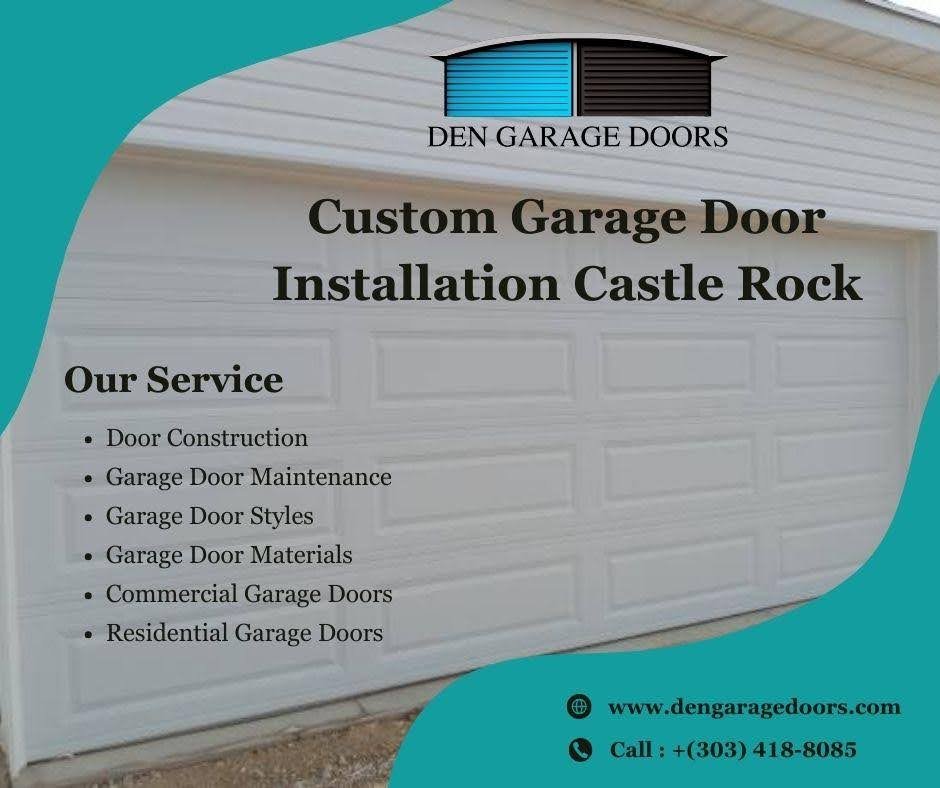 Custom Garage Door Installation services in Castle Rock